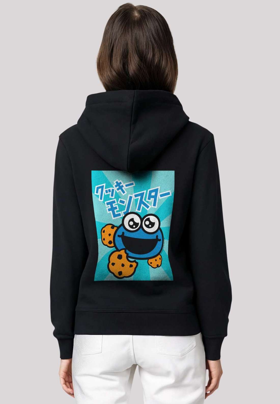 Толстовка с капюшоном Sesamstraße Cookie Monster Anime