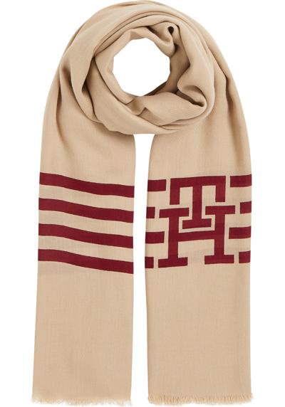 Шарф с тисненым логотипом TH NAVAL SCARF