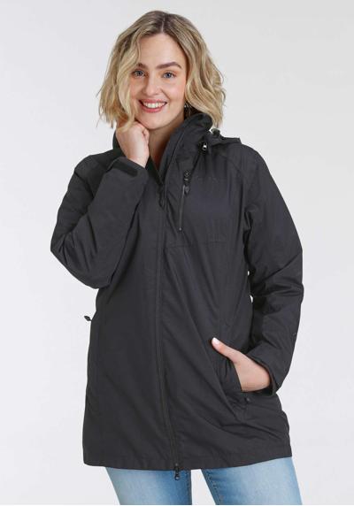 Функциональная куртка с капюшоном, водонепроницаемая переходная куртка, также доступна в больших размерах.