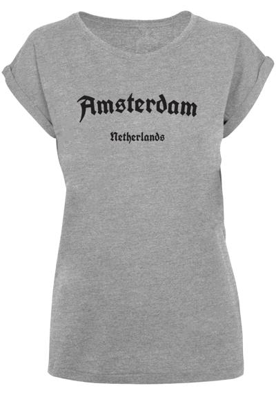 футболка Damen Ladies Amsterdam Extended Shoulder Tee