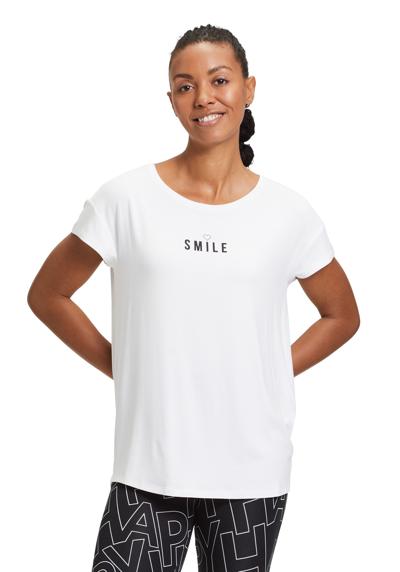 Рубашка с коротким рукавом Oversize-Shirt mit Rundhalsausschnitt