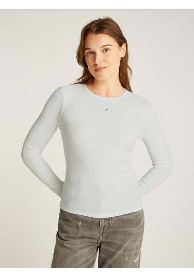 Рубашка с длинными рукавами и вышивкой логотипа TJW SLIM ESSENTIAL RIB LS