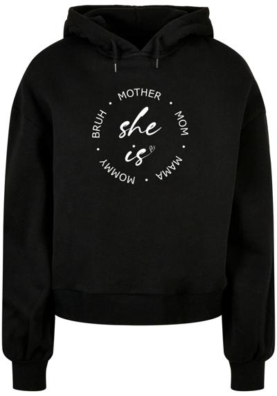 Толстовка с капюшоном Damen Ladies Mothers Day - She is Oversized Hoody