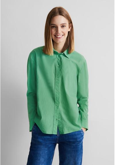 Блузка-рубашка из чистого хлопка.