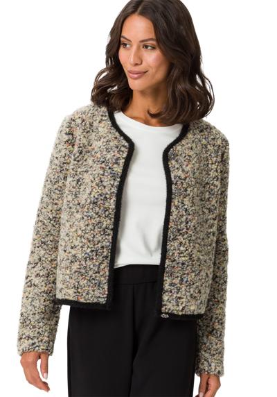 Толстовка zero Jacke mit Schmuckknöpfen