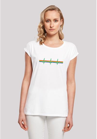 футболка Pink Floyd Prism Heartbeat Rainbow Regenbogen