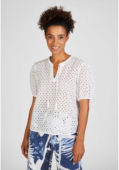 Классическая блузка Bluse mit Schnürdetails