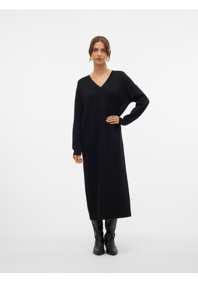 Трикотажное платье VMGOLD LS V-NECK 7/8 DRESS GA