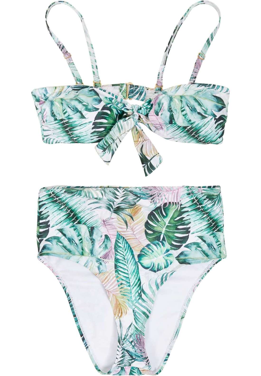 Треугольное бикини Urban Classics Damen Ladies High Waist Pattern Bikini