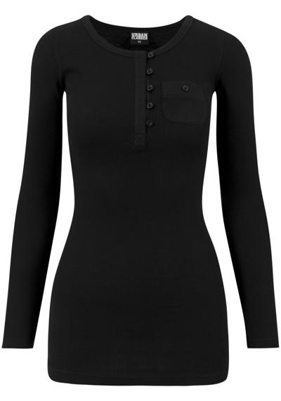 Рубашка с длинным рукавом Urban Classics Damen Ladies Long Rib Pocket Turnup Tee