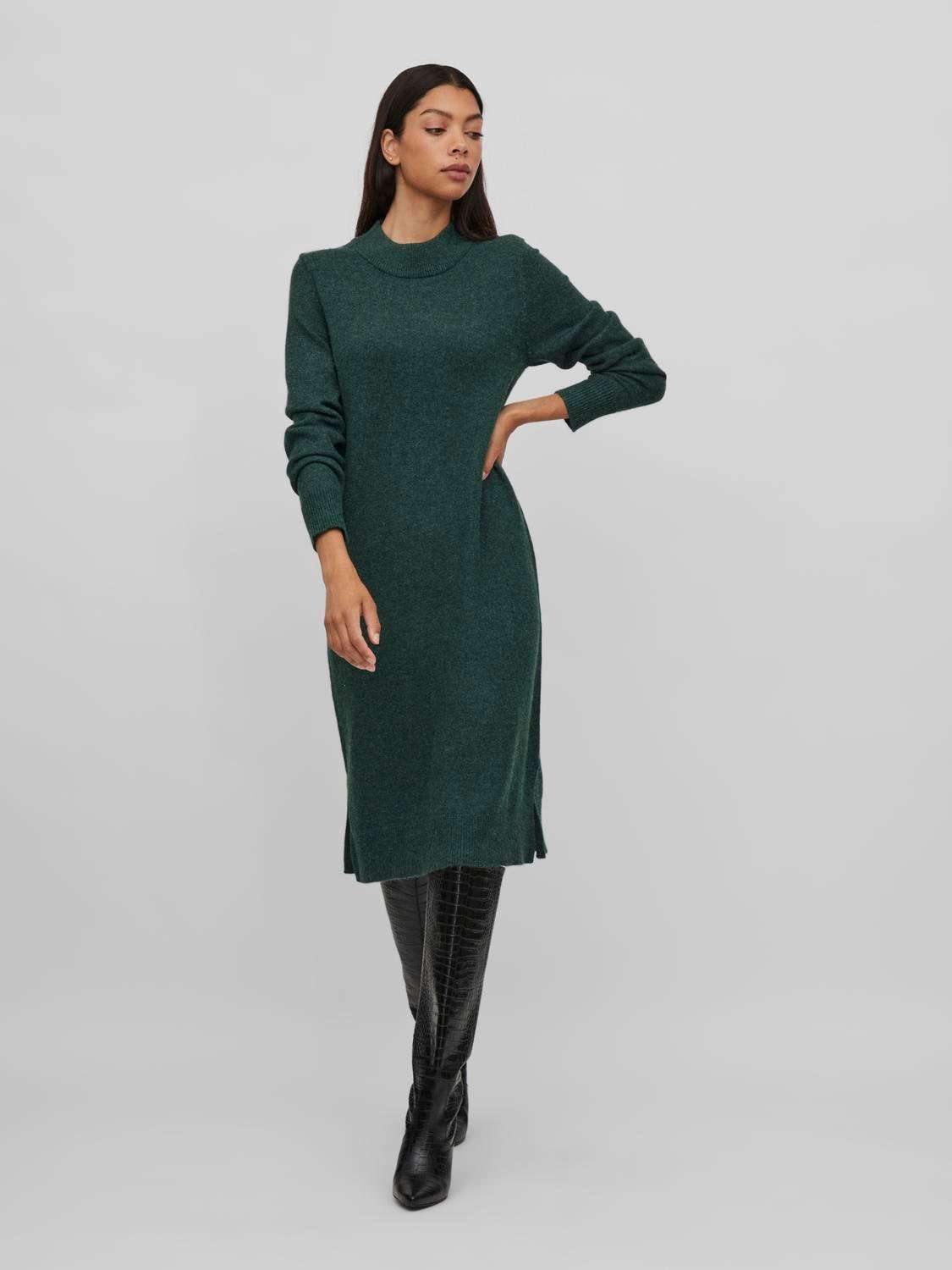 Трикотажное платье VIRIL CREW NECK L/S MIDI DRESS - NOOS