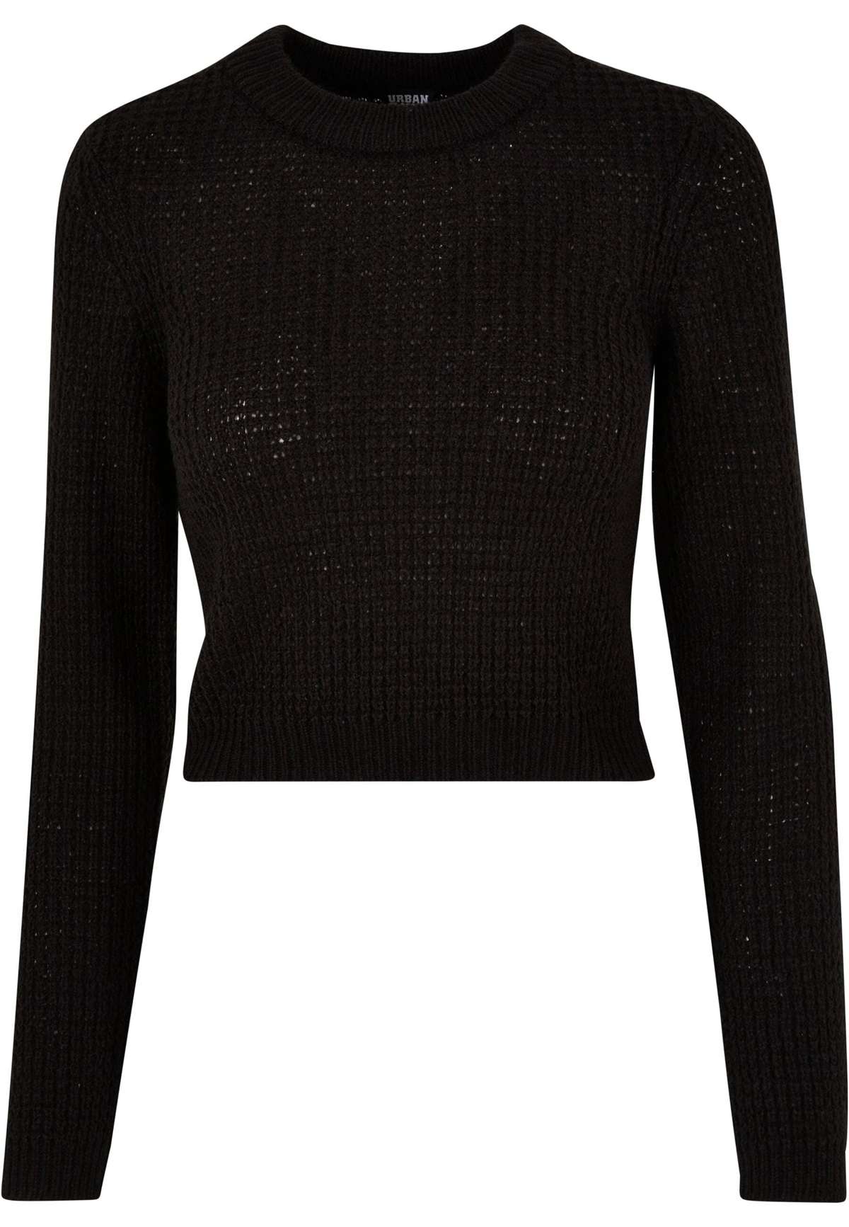 Свитер с круглым вырезом »Urban Classics Damen Ladies Short Waffle Sweater«