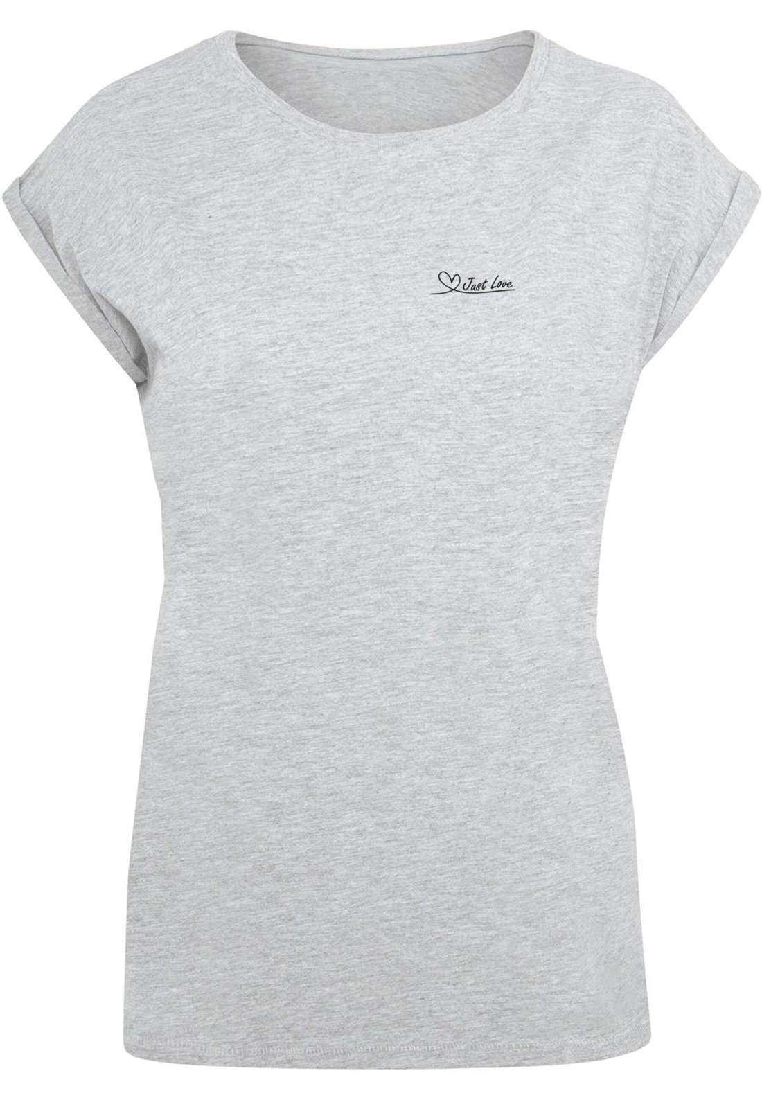 футболка Damen Ladies Just love Extended Shoulder Tee