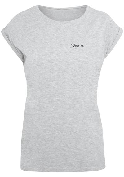 футболка Damen Ladies Just love Extended Shoulder Tee
