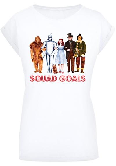 Рубашка с коротким рукавом Damen Squad Goals with Ladies Extended Shoulder Tee