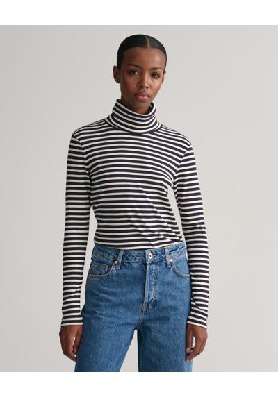 Водолазка-рубашка »SLIM STRIPED RIB TURTLENECK«