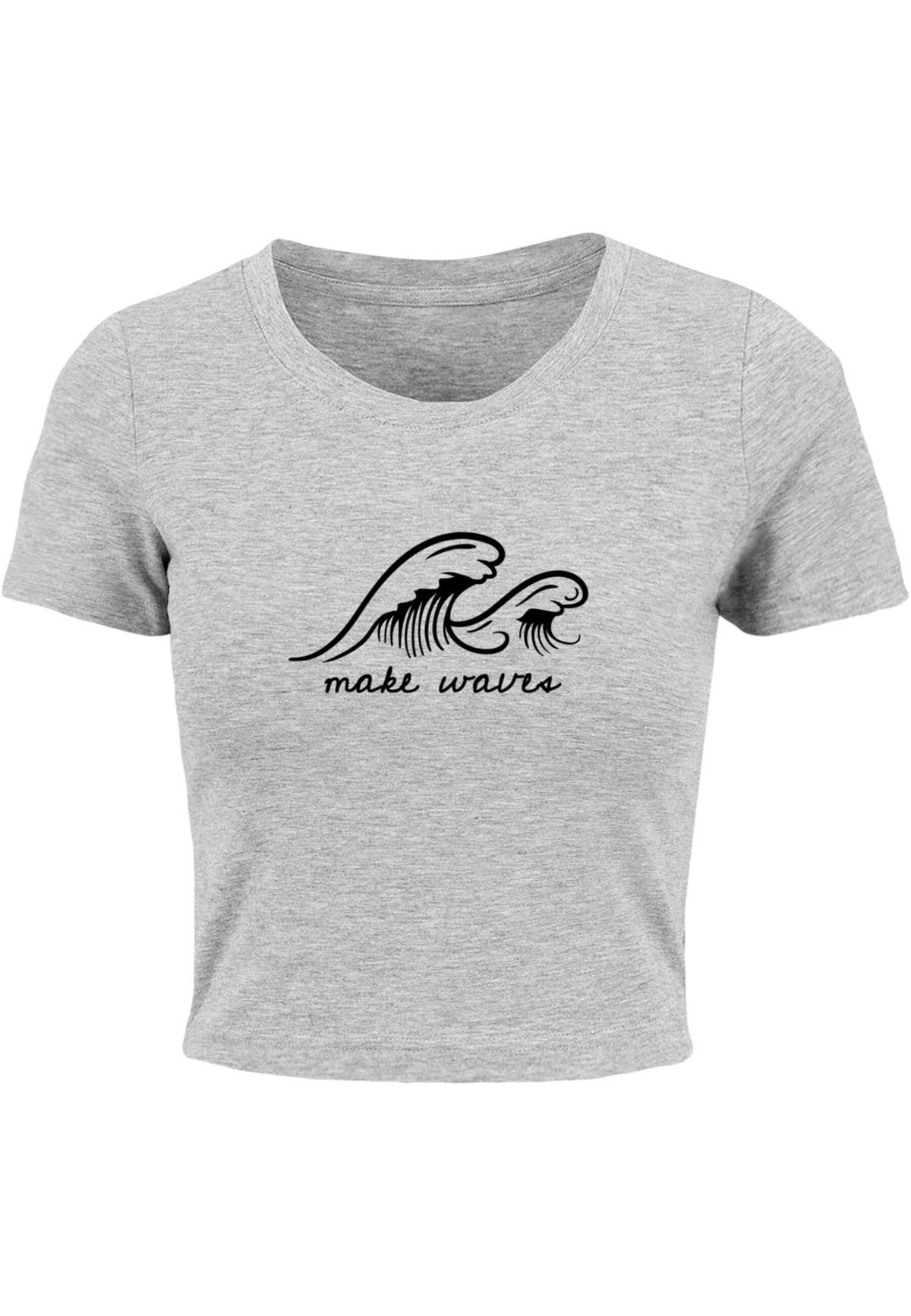футболка Damen Ladies Summer - Make waves Cropped Tee