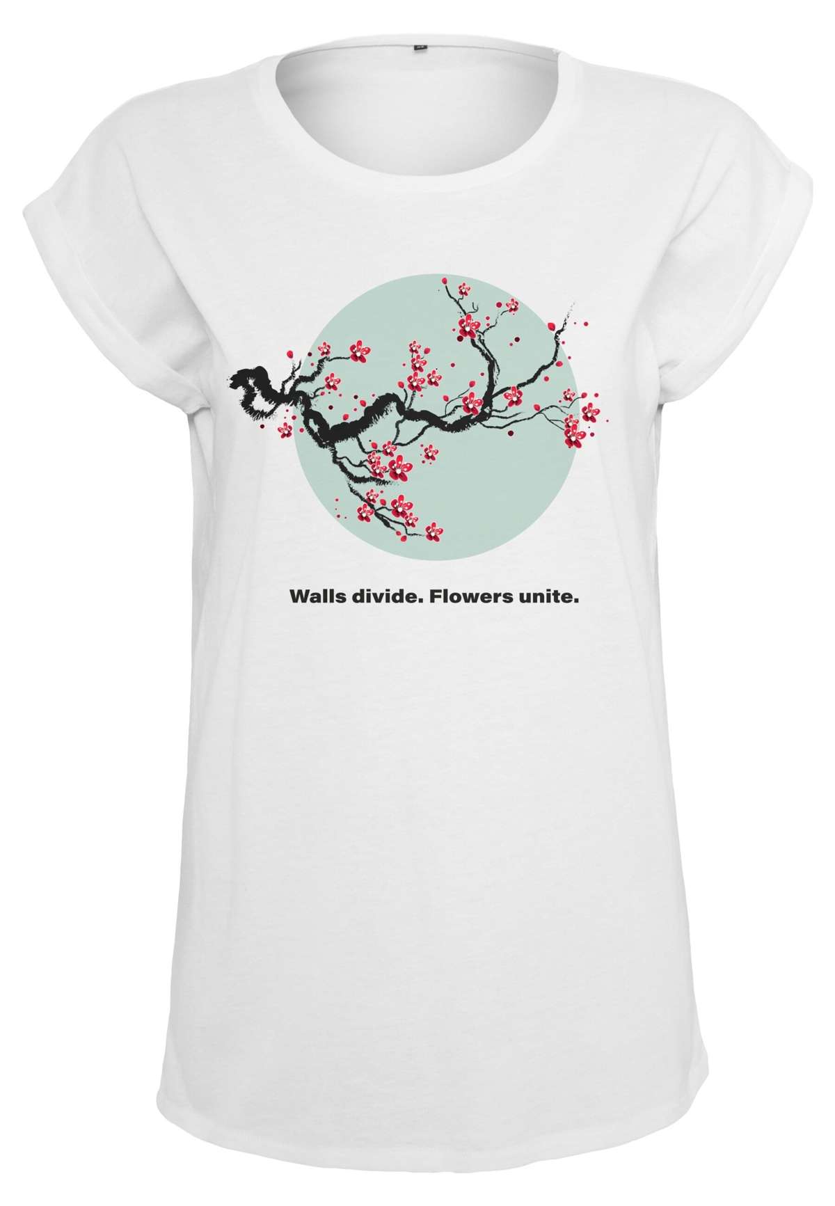 футболка Damen Ladies Flowers Unite Tee