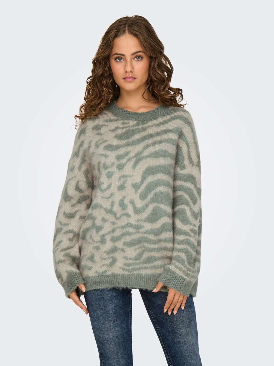 Свитер с круглым вырезом ONLWILD LS JQ LONG O-NECK CC KNT