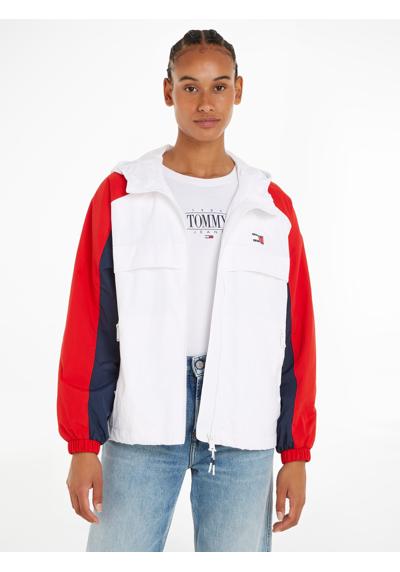 Ветровка с капюшоном в типичных цветах Tommy. »TJW CHICAGO CLBK WINDBREAKER«