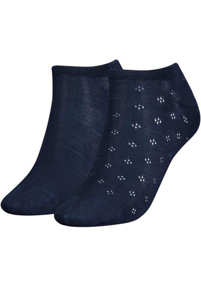 Носки-кроссовки (2 шт.) с вышивкой логотипа