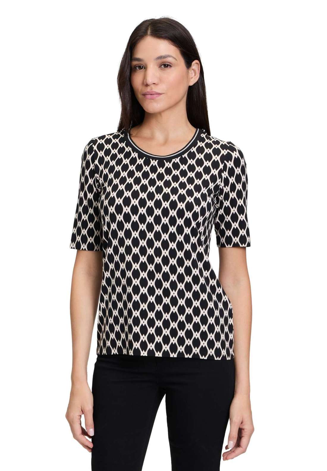 Рубашка с коротким рукавом Basic Shirt mit Print