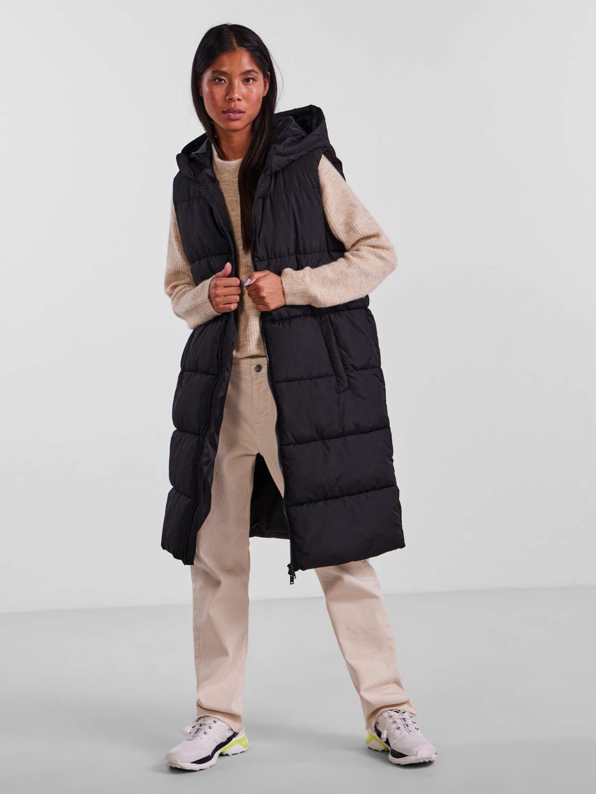 Стеганый жилет »PCBEE NEW LONG PUFFER VEST NOOS BC«