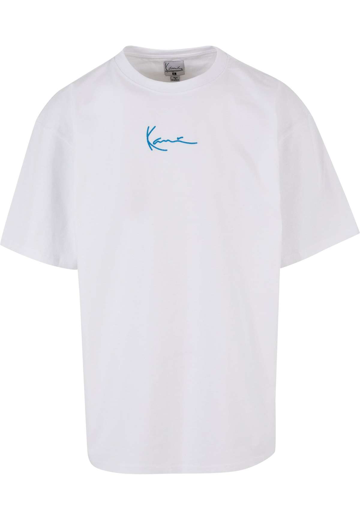 футболка Herren Small Signature Blue Logo Tee white