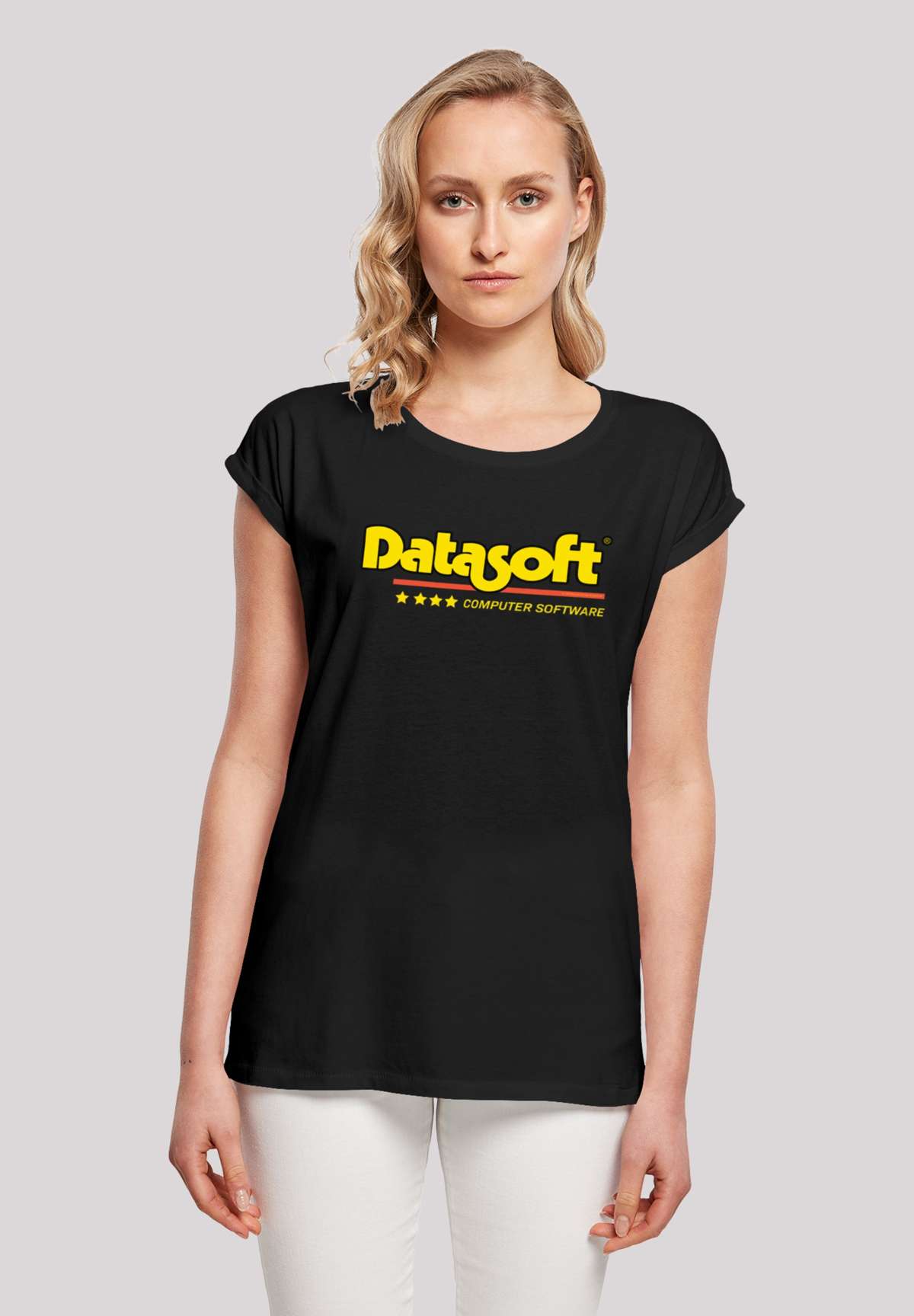 футболка Retro Gaming Datasoft Logo gelb