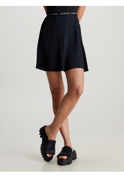 Юбка А-силуэта с надписью-логотипом LOGO ELASTIC SKIRT