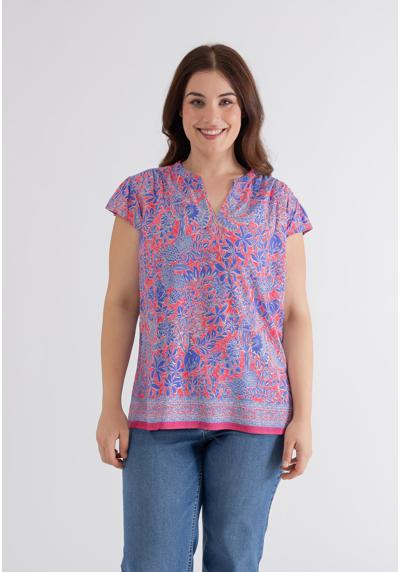 Классическая блузка с великолепным цветочным принтом.