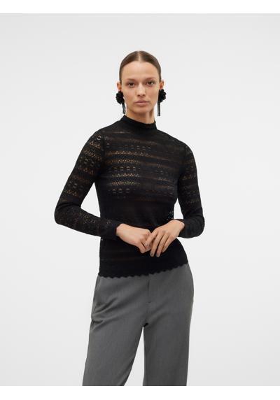 Рубашка с длинным рукавом VMZOE LS LACE HIGH NECK TOP JRS NOOS