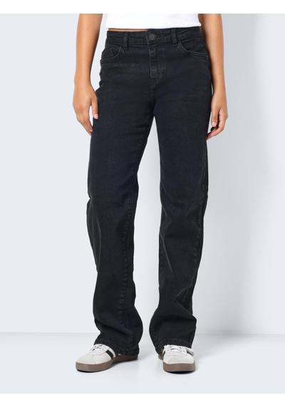 Прямые джинсы NMYOLANDA NW WIDE JEANS BLACK NOOS