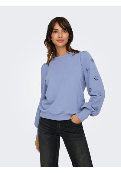 толстовка ONLFEMME L/S PUFF EMBROIDERY UB SWT