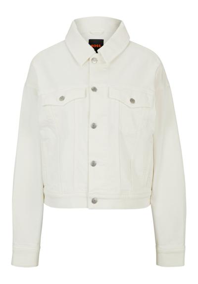 Джинсовая куртка с нагрудными карманами на пуговицах C_TRUCKER JACKET 1