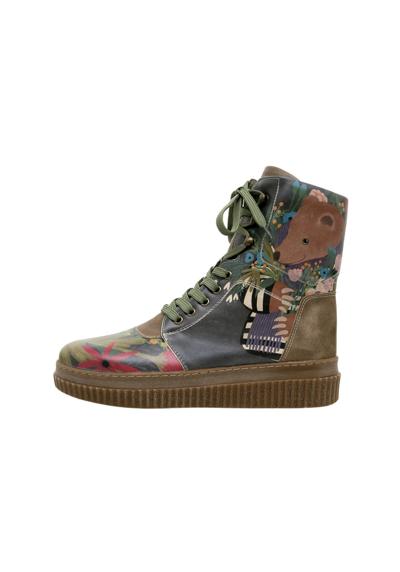 ботинки на шнуровке»Damen Future Boots Bear and Flowers Vegan Damen Boots / female«