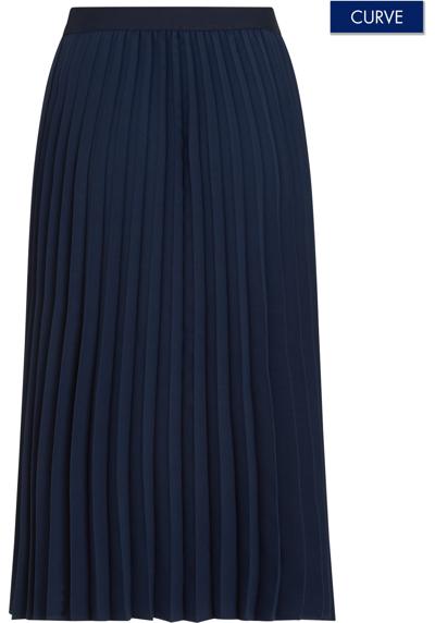 Плиссированная юбка больших размеров. CRV FLUID PLEATED MIDI SKIRT