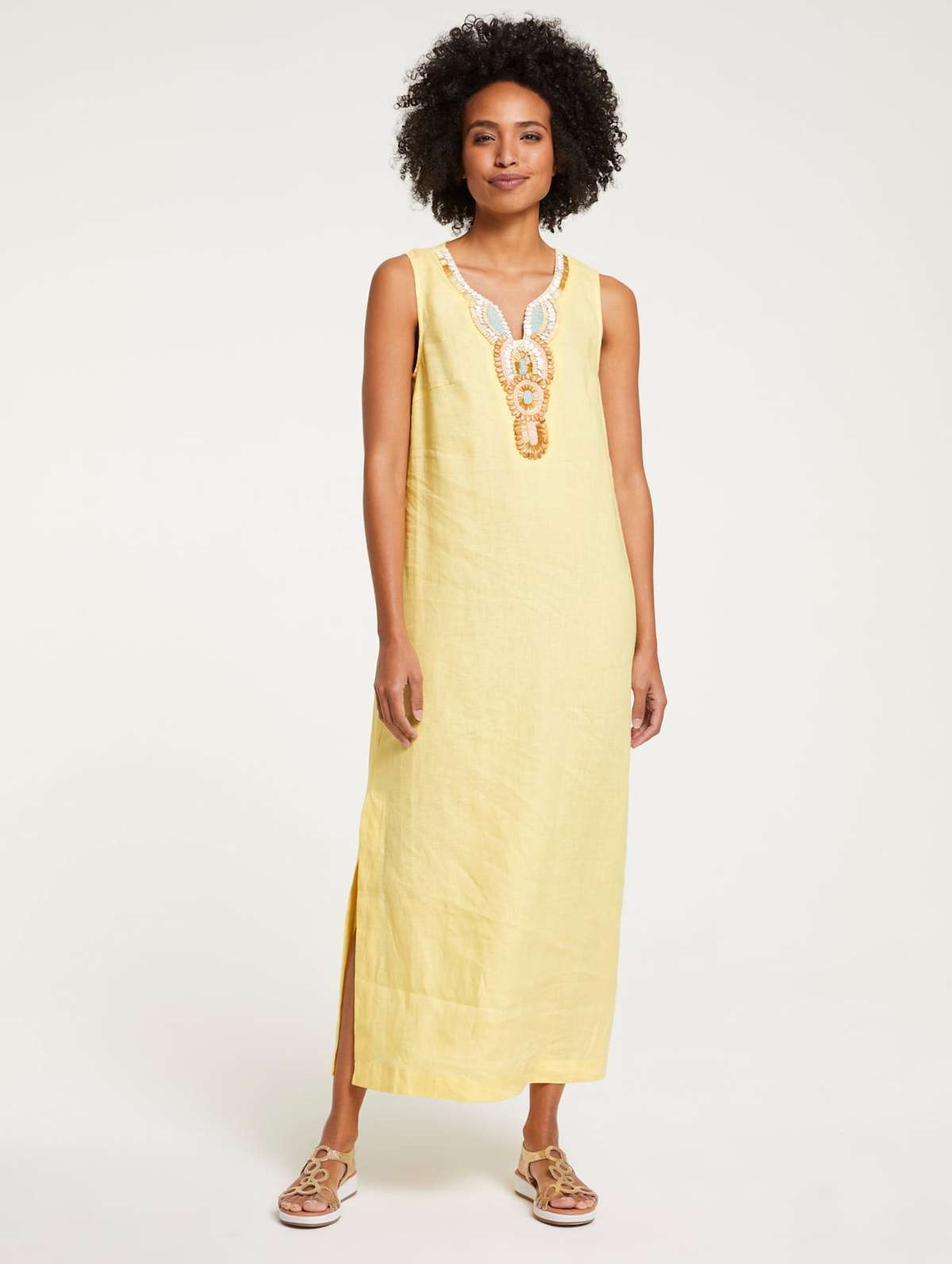 Платье макси Leinenkleid