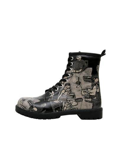 ботинки на шнуровке»Damen Boots Supper BlackWhite Vegan Damen Boots / female«