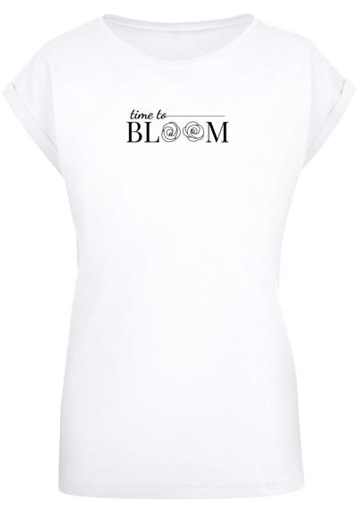 футболка »Damen Ladies Time to bloom - Extended Shoulder Tee«