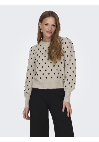 Свитер с круглым вырезом SIGRID LIFE L/S ON PUFF PULL KNT NOOS