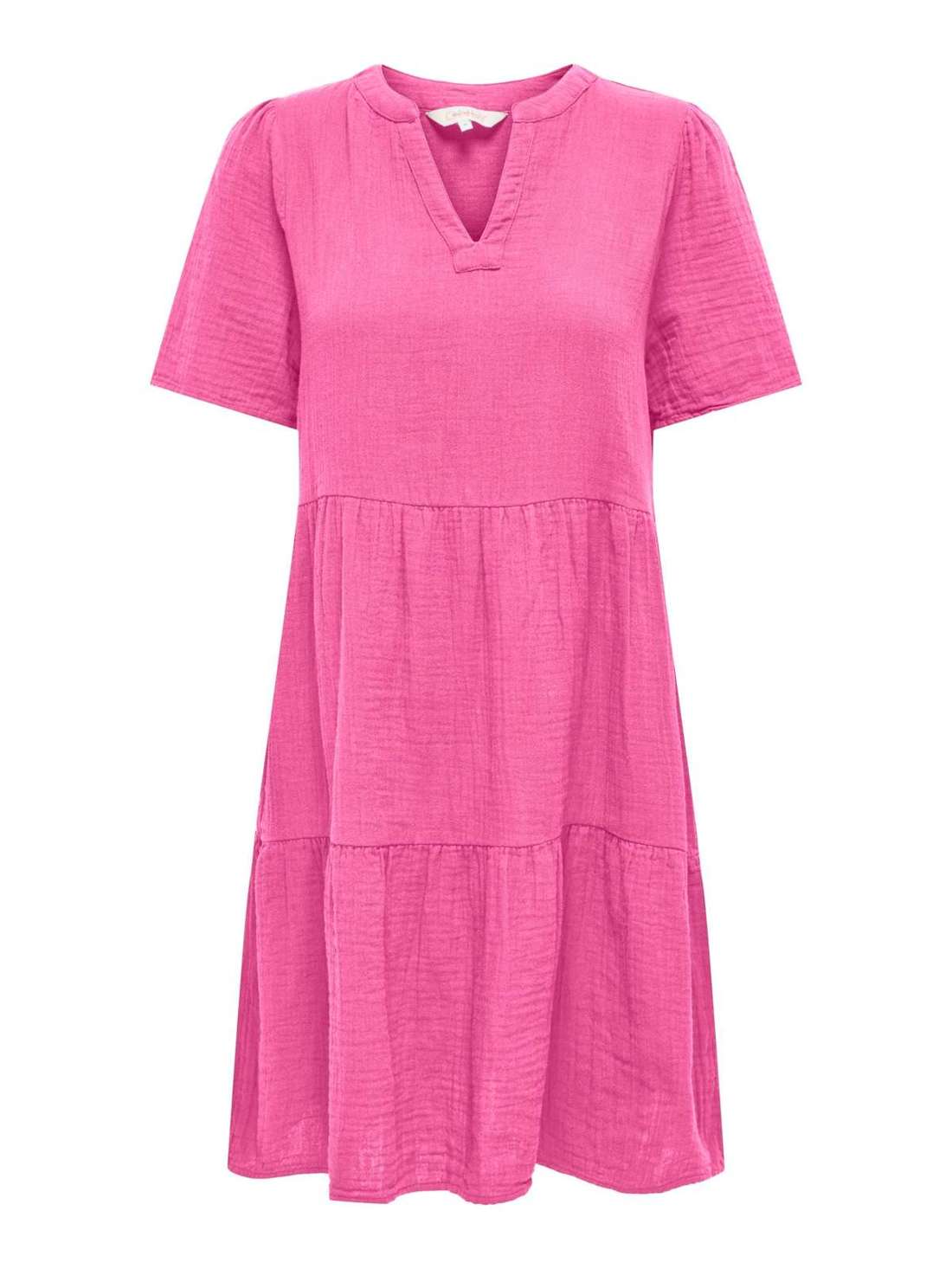 Платье-туника с воланом ONLTHYRA LIFE SS V-NECK DRESS WVN CS