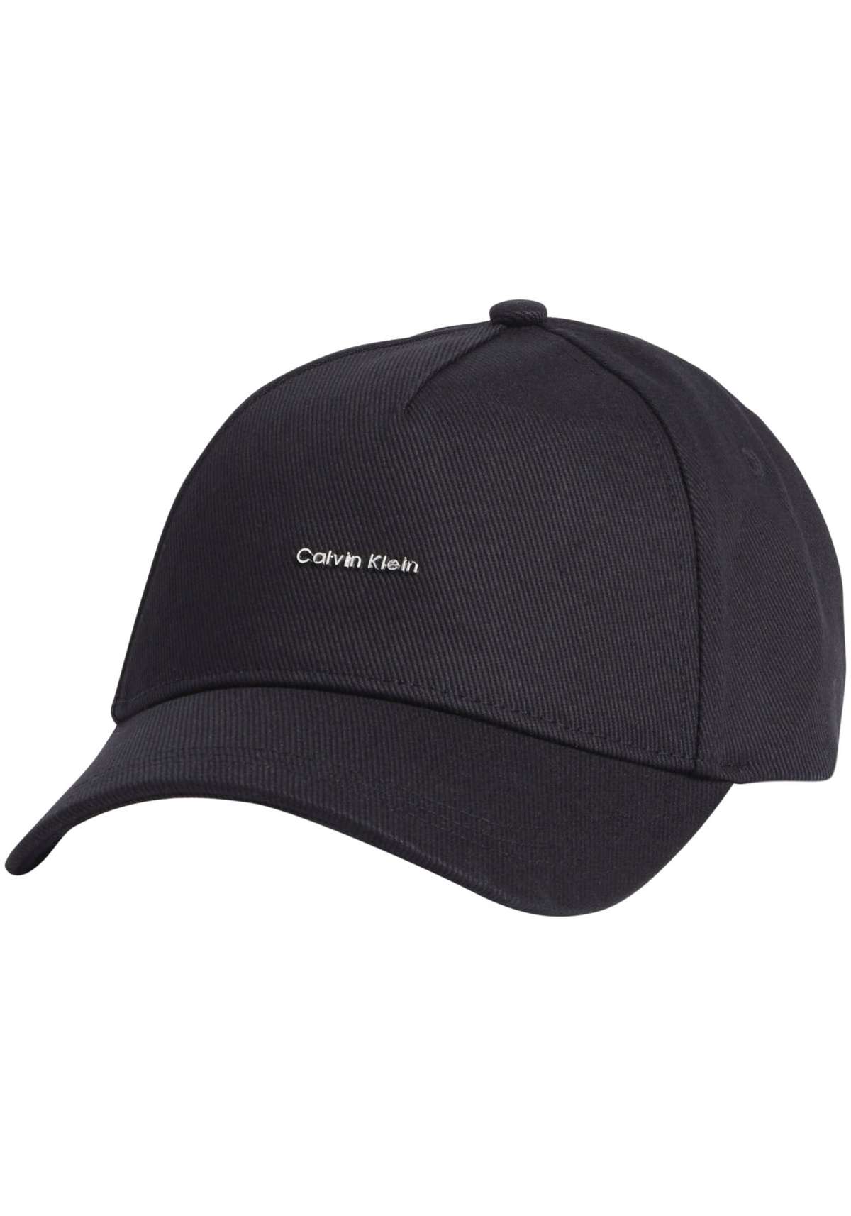 Бейсболка с рельефным логотипом CALVIN LETTERING CANVAS CAP