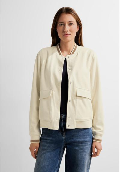 Пиджак-пиджак, золотистые блестящие контрастные полосы на...