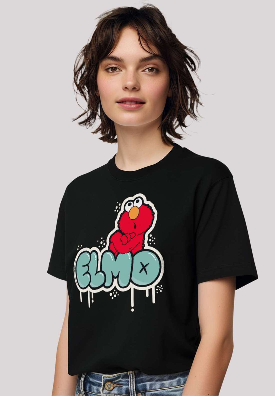 футболка Sesamstraße Elmo Graffiti