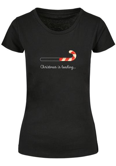футболка Damen Ladies Christmas Loading Basic Tee