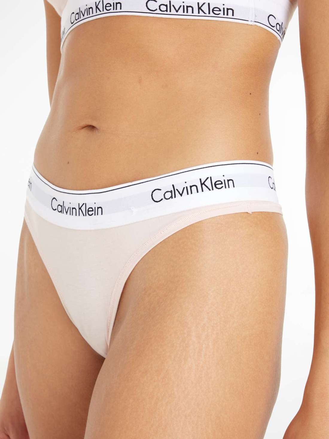 Т-образный стринг с широкими манжетами. MODERN COTTON