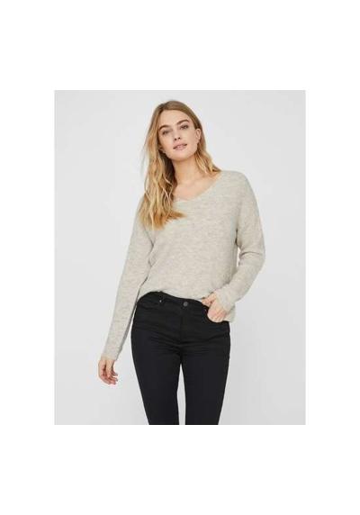 свитер с V-образным вырезом VMCREWLEFILE LS V-NECK BLOUSE NOOS