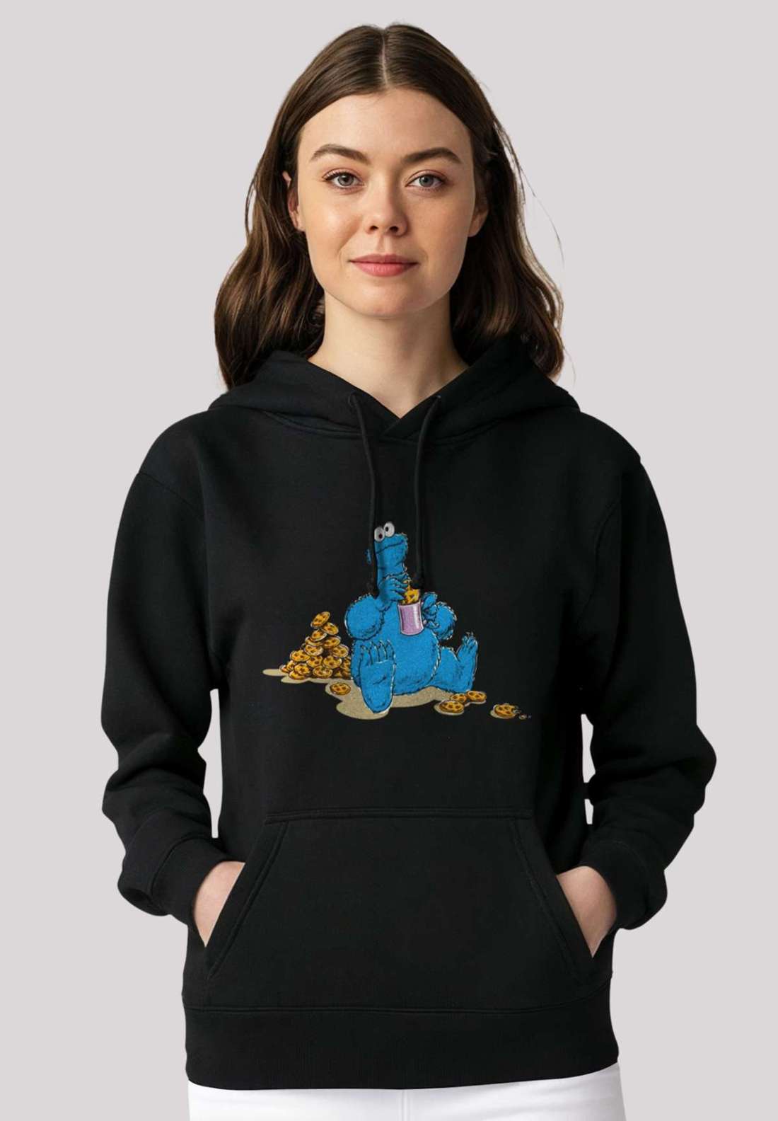 Толстовка с капюшоном Sesamstraße Cookie Monster Coockietime