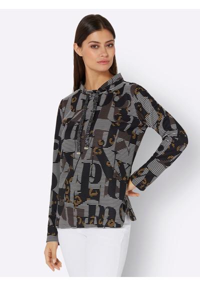 Рубашка с длинным рукавом Druck-Shirt